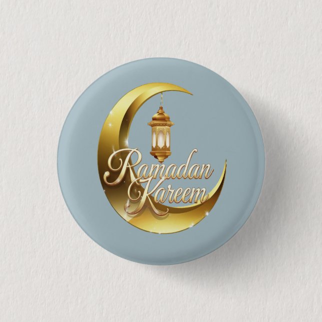 Badge Rond 2,50 Cm Ramadan Kareem (Devant)