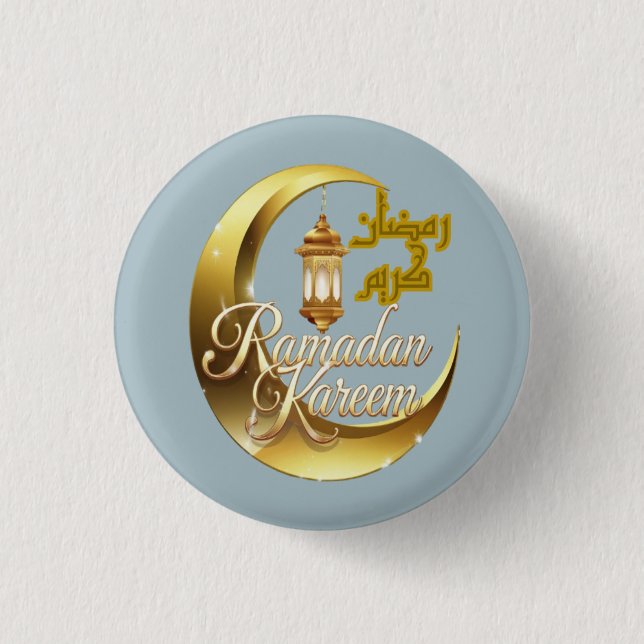 Badge Rond 2,50 Cm Ramadan Kareem (Devant)