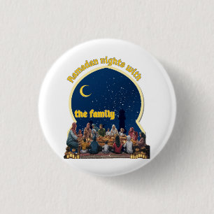 BADGE ROND 2,50 CM RAMADAN MUBARAK