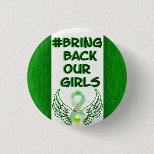 Badge Rond 2,50 Cm #Ramenez nos filles-Nigeria_