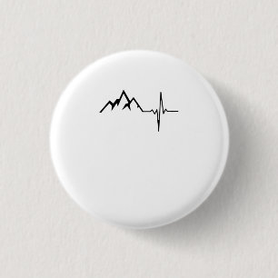 Badge Rond 2,50 Cm Randonnée Montagnarde Rythmée