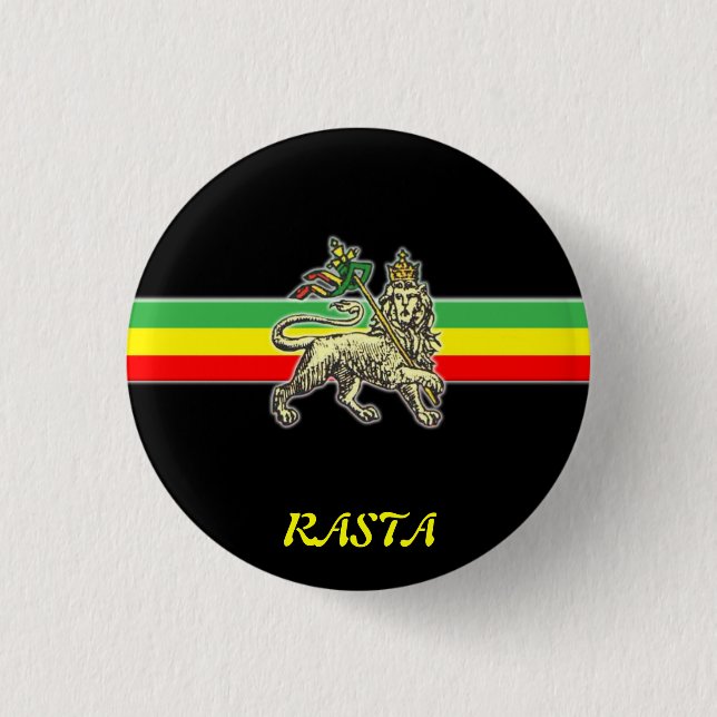 BADGE ROND 2,50 CM RASTA (Devant)