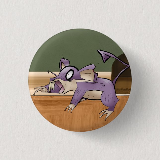 Badge Rond 2,50 Cm Ratt Ata (Devant)