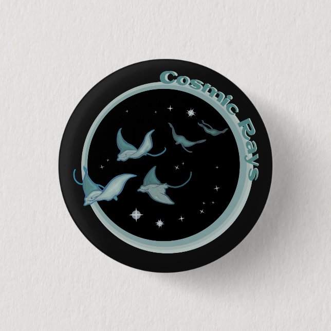 Badge Rond 2,50 Cm Rayonnements (Devant)