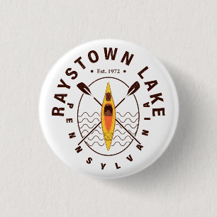 Badge Rond 2,50 Cm Raystown Lake Pennsylvania Kayaking Souvenirs