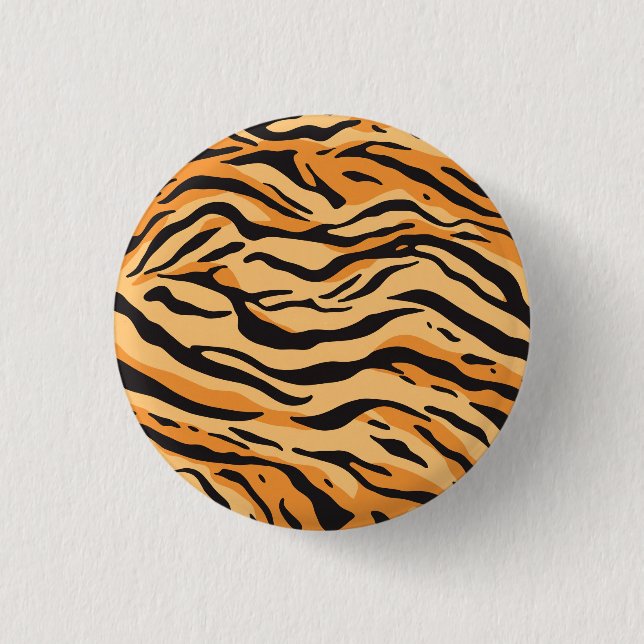 Badge Rond 2,50 Cm Rayures de tigre (Devant)