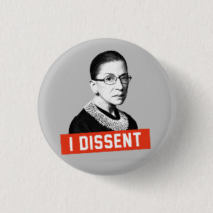 Badge Rond 2,50 Cm RBG : Je suis en désaccord