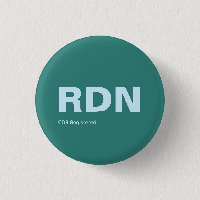 Badge Rond 2,50 Cm "RDN - CDR Inscrit" Petit Bouton (Devant)