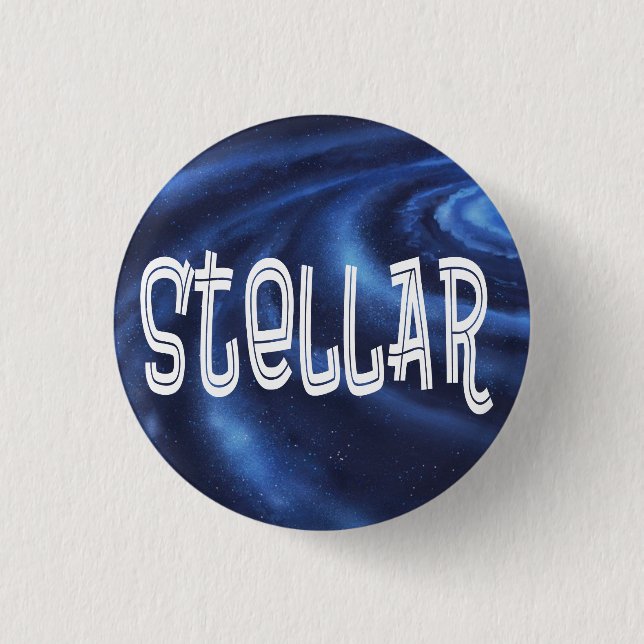 Badge Rond 2,50 Cm Reconnaissance et appréciation stellaires (Devant)