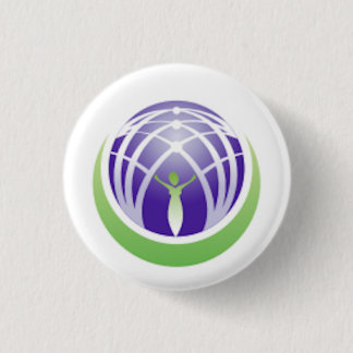 Badge Rond 2,50 Cm Recueillez le bouton global de logo de Matrix de
