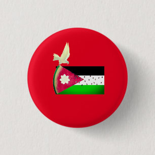 Badge Rond 2,50 Cm Red Palestine support Watermelon Designs