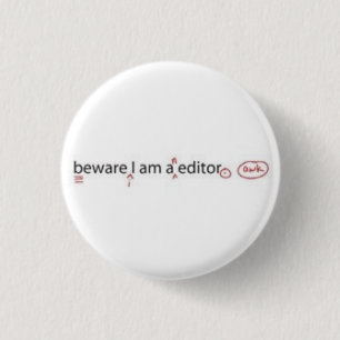 Badge Rond 2,50 Cm Rédacteur