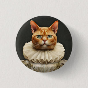 Badge Rond 2,50 Cm Regal Cat