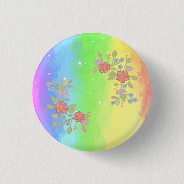 Badge Rond 2,50 Cm Regenbogen (Devant)