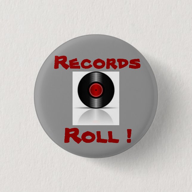 Badge Rond 2,50 Cm Règle de disques ! (Devant)