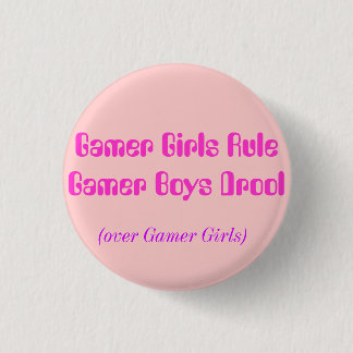 Badge Rond 2,50 Cm Règle de Girsl de Gamer
