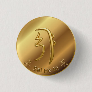Badge Rond 2,50 Cm Reiki Símbolo segundo nivel Seiheki