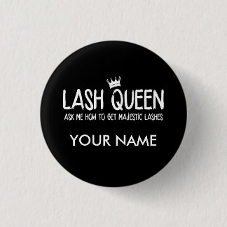 Badge Rond 2,50 Cm Reine de mèche - Younique - personnalisez avec le
