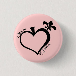 Badge Rond 2,50 Cm reine du bouton de SM de pelles - customisé