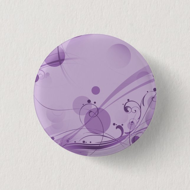 BADGE ROND 2,50 CM REMOUS ET POINTS DE CERCLE MAUVE-CLAIR (Devant)