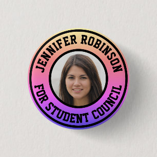 Badge Rond 2,50 Cm Remplacer la photo   Conseil étudiant