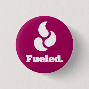 Badge Rond 2,50 Cm Rempli de combustible - bouton rond