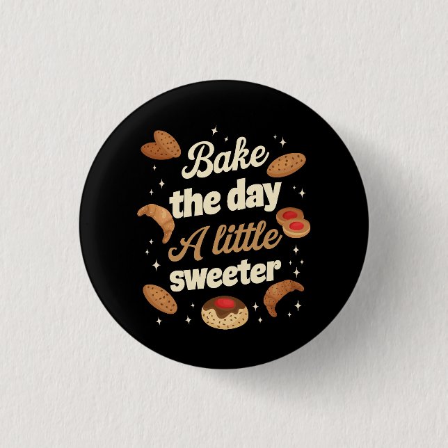Badge Rond 2,50 Cm Rendez la journée un peu plus douce (Devant)