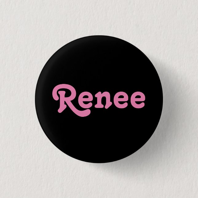 Badge Rond 2,50 Cm Renee de bouton (Devant)