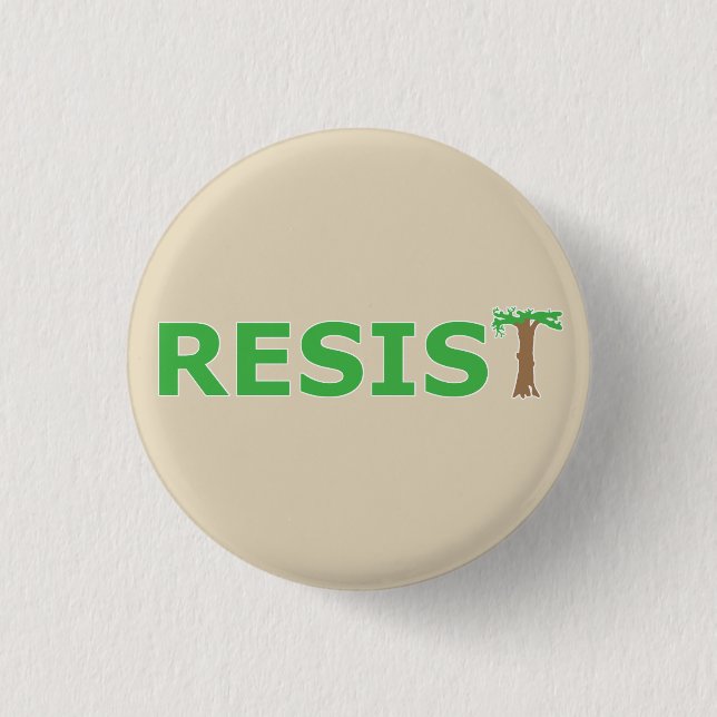 Badge Rond 2,50 Cm RESIST - Version éco (Devant)