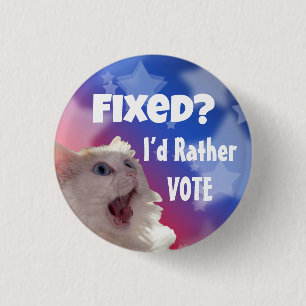 Badge Rond 2,50 Cm Résolu ? Je préfère voter