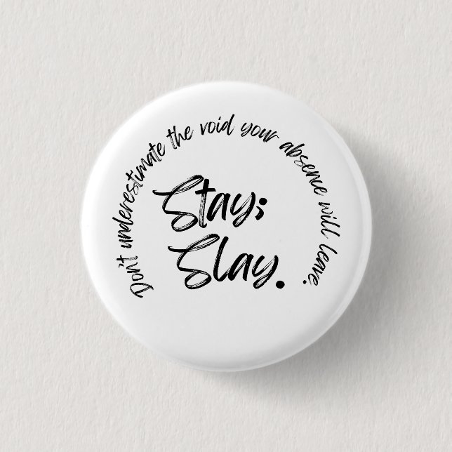 Badge Rond 2,50 Cm Reste. Jeter (Devant)