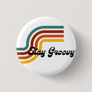 Badge Rond 2,50 Cm Restez Super Sticker en vinyle coupé sur mesure