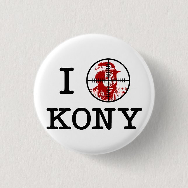 Badge Rond 2,50 Cm Réticules 2012 de cible de Kony Joseph Kony (Devant)