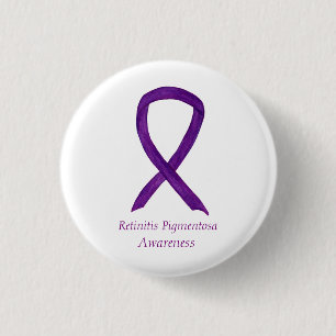 Badge Rond 2,50 Cm Retinitis Pigmentos Sensibilisation Ruban Personna