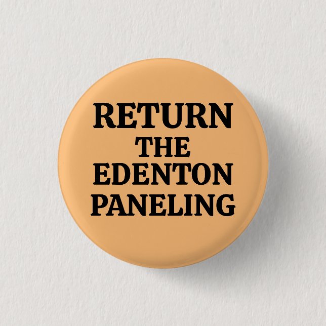 Badge Rond 2,50 Cm Retourner le bouton Edenton Paneling (Devant)