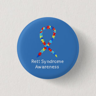 Badge Rond 2,50 Cm Retourner le syndrome de la conscience de l'énigme