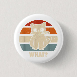Badge Rond 2,50 Cm Rétro Ce Chat Couteau Meow Kitty Funny Chats Maman