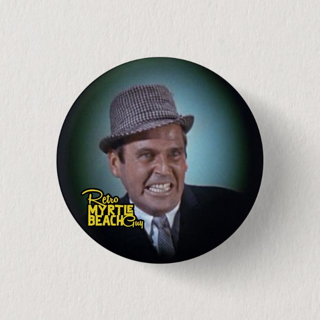 Badge Rond 2,50 Cm Retro Myrtle Beach (Devant)