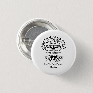 Badge Rond 2,50 Cm Réunion de famille mignonne ajouter nom année
