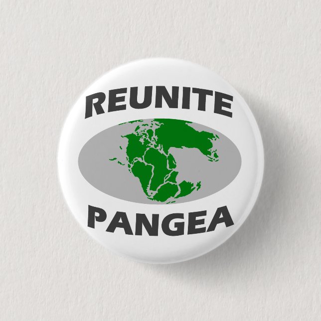 Badge Rond 2,50 Cm Réunissez Pangea (Devant)