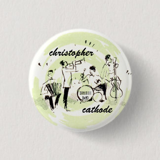 Badge Rond 2,50 Cm réunissez pour le bouton océanique, Christopher,