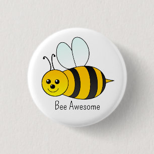 Badge Rond 2,50 Cm Rêve d'abeille
