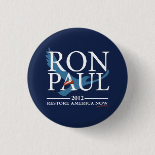 Badge Rond 2,50 Cm Révolution de Ron Paul