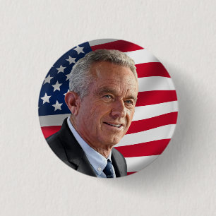 Badge Rond 2,50 Cm RFK pour Président 2024