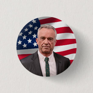 Badge Rond 2,50 Cm RFK pour Président 2024