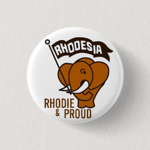 BADGE ROND 2,50 CM RHODIE ET FIER