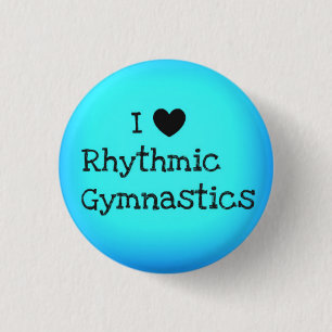 Badge Rond 2,50 Cm Rhythmic Gymnastics button pin "gymnast gifts"
