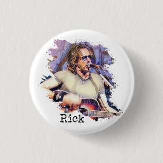 Badge Rond 2,50 Cm Rick Springfield in Concert