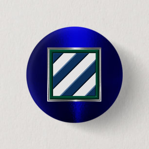 Badge Rond 2,50 Cm Rocher de la 3e division d'infanterie de la Marne