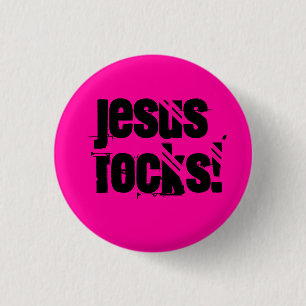 Badge Rond 2,50 Cm Roches de Jésus ! - Customisé